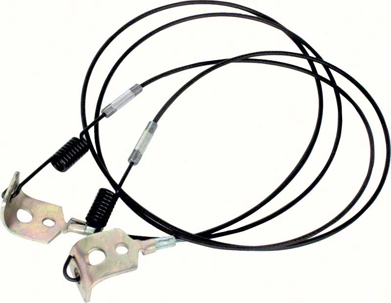 Convertible Top Side Tension Cables Pair Camaro Firebird