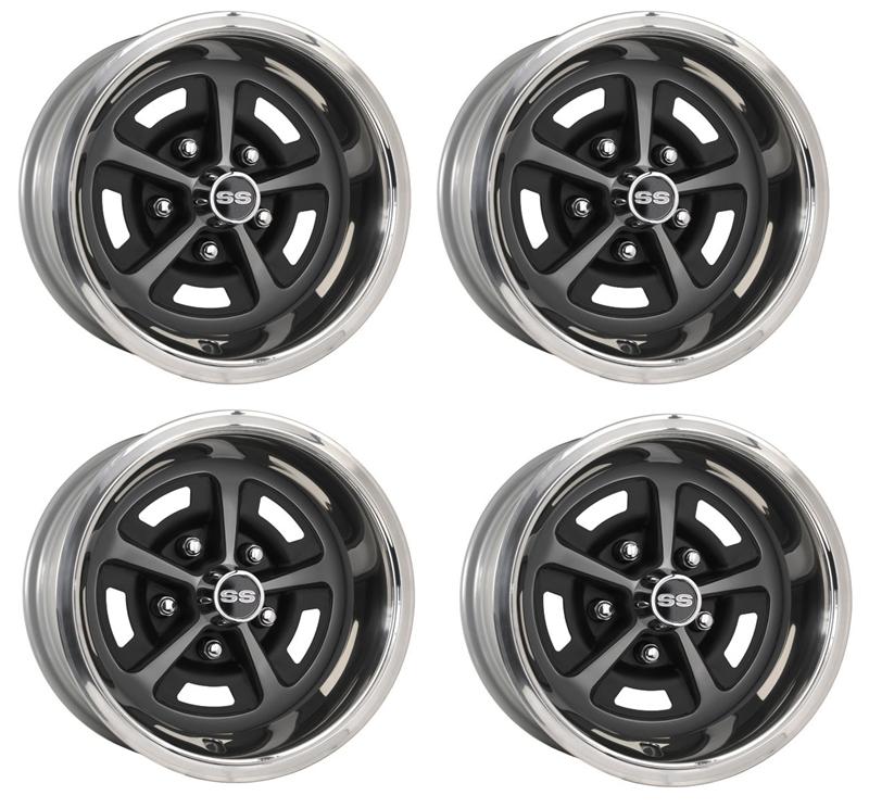 SS Wheel Set, Chevrolet, 196970 Chevelles, El Caminos & Novas, 1969