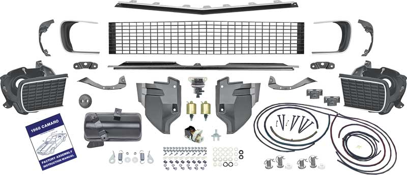 Rally Sport Grill Headlamp Conversion Kit W O Silver Trim